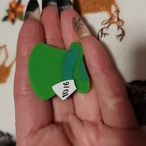 Mad Hatter Hat brooch